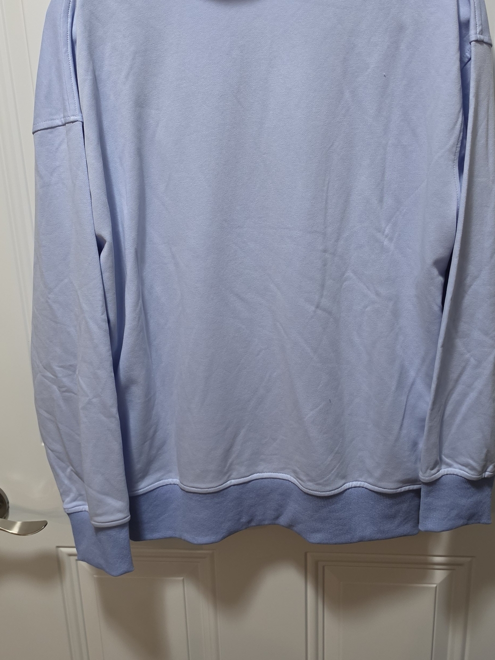 White Birch Light Blue Quarter-Zip Pullover - Picture 2 of 8